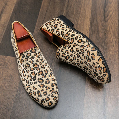 "Sole di Capri" – Leopard Print Loafers By Enzo Bellari®