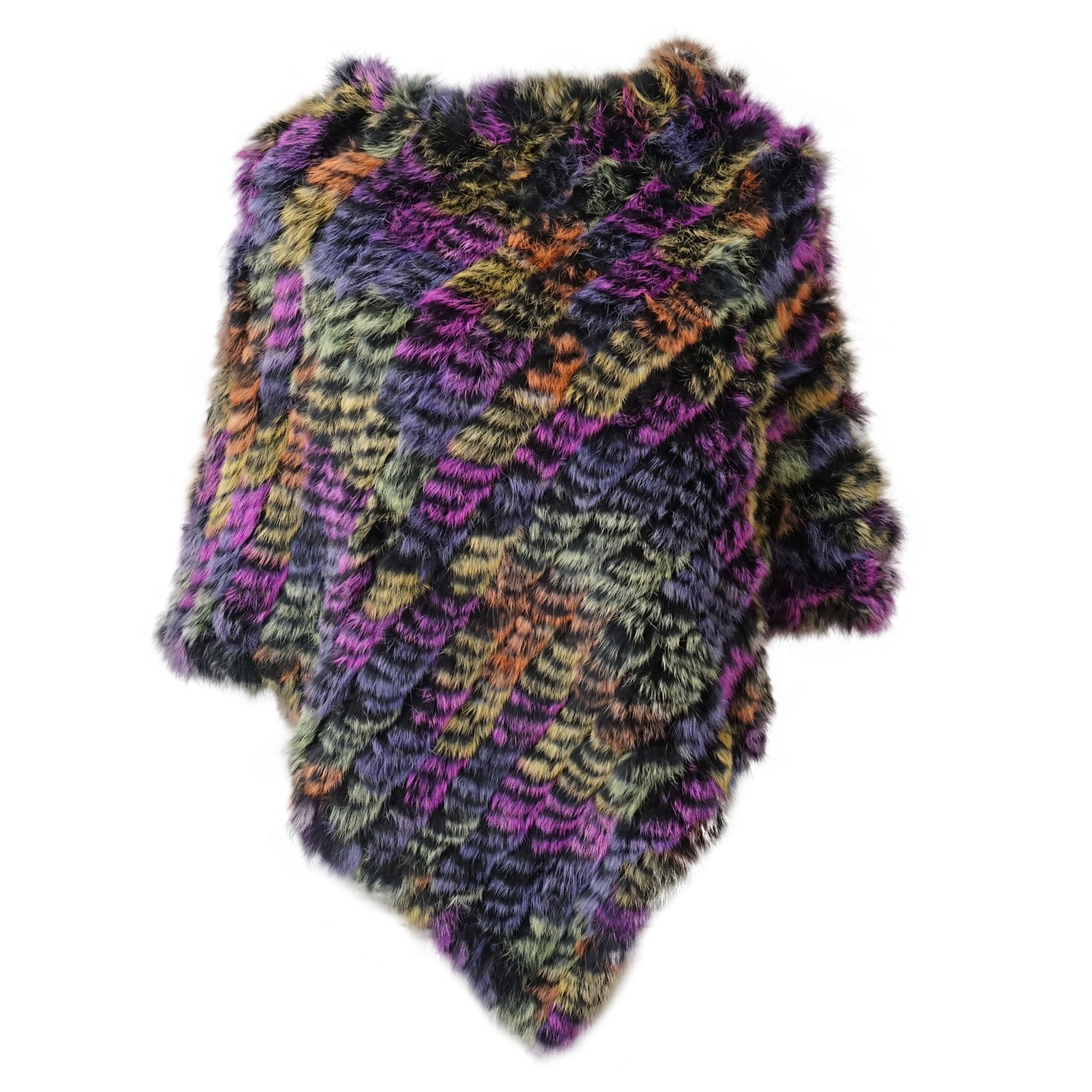 "Coniglio Reale" – Fur Poncho Vest By Enzo Bellari®