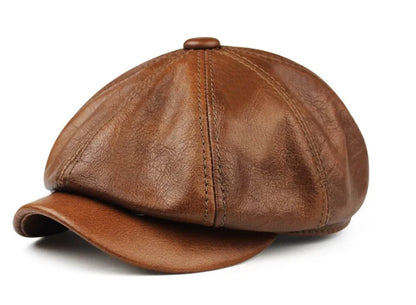 "Berretto Retrò" – Brown Beret Hat By Enzo Bellari®