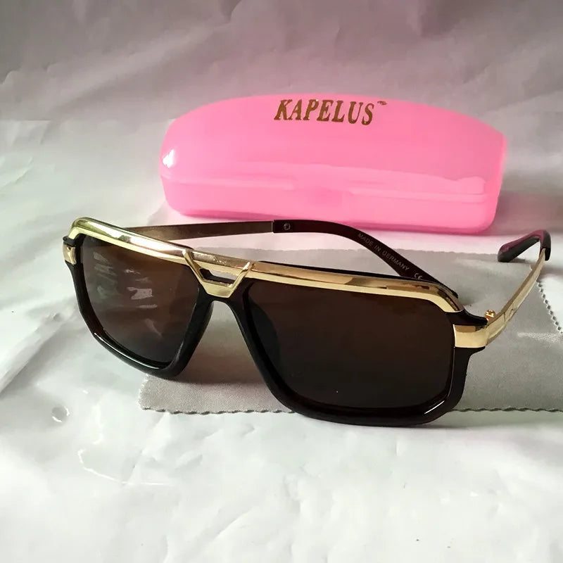 "Metallo Bruno" – Brown Metal Sunglasses By Enzo Bellari®