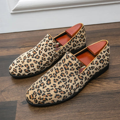 "Sole di Capri" – Leopard Print Loafers By Enzo Bellari®