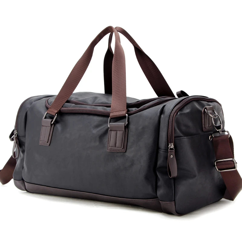 "Sole di Capri" – PU Leather Travel Duffle By Enzo Bellari®
