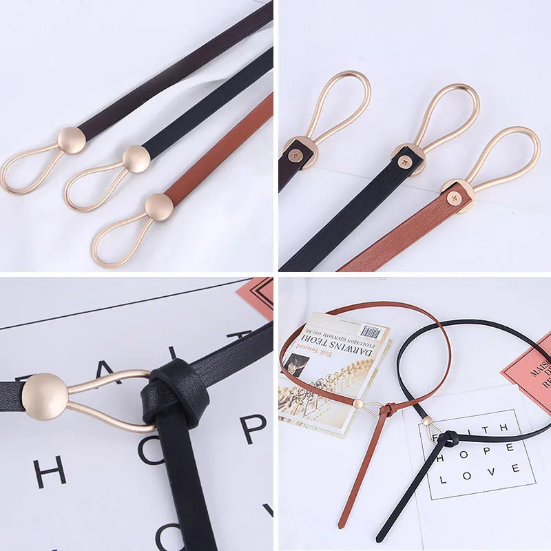 "Fibbie Dorate" – PU Leather Belt By Enzo Bellari®