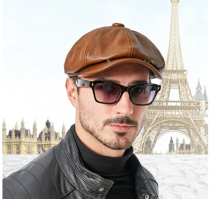 "Berretto Retrò" – Brown Beret Hat By Enzo Bellari®