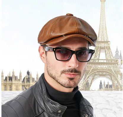 "Berretto Retrò" – Brown Beret Hat By Enzo Bellari®