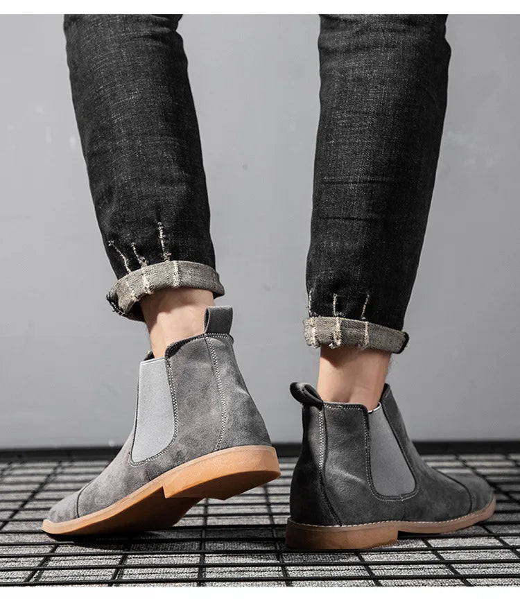 "Colore Solare" – Yellow Chelsea Boots By Enzo Bellari®