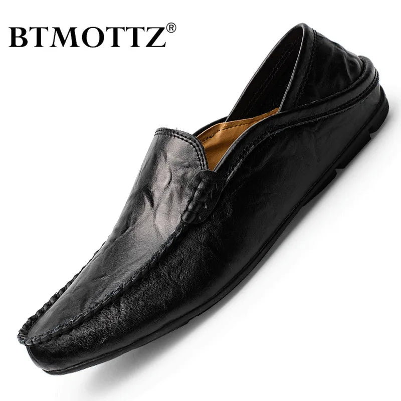 "Oro di Mare" – Casual Leather Loafers By Enzo Bellari®