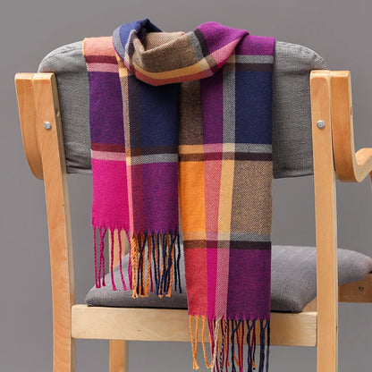 "La Scozzese" – Plaid Cashmere Scarf By Enzo Bellari®