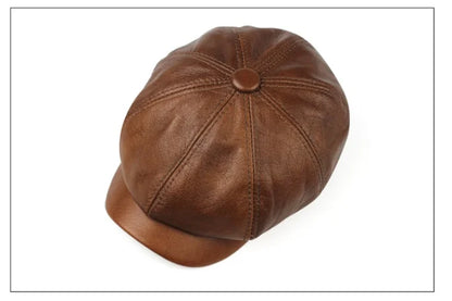 "Berretto Retrò" – Brown Beret Hat By Enzo Bellari®