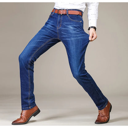 "Sole di Capri" – Fitted Stretch Denim Jeans By Enzo Bellari®