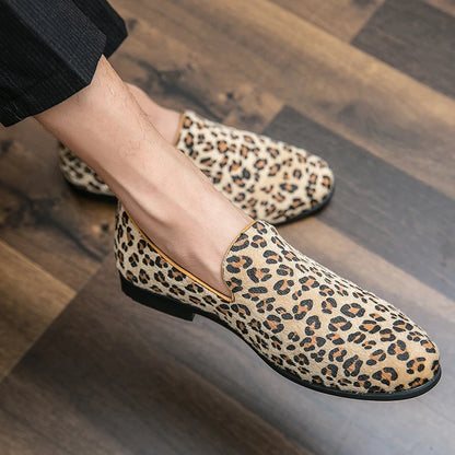 "Sole di Capri" – Leopard Print Loafers By Enzo Bellari®