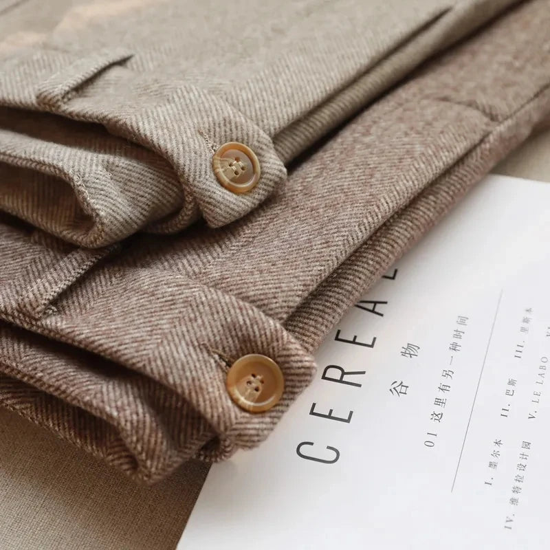 "Lana Sciolta" – Woolen Harem Pants By Enzo Bellari®