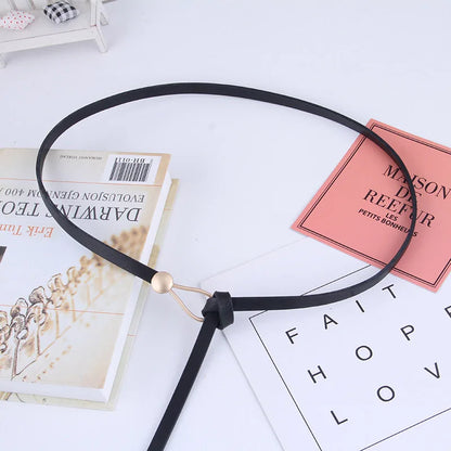 "Fibbie Dorate" – PU Leather Belt By Enzo Bellari®