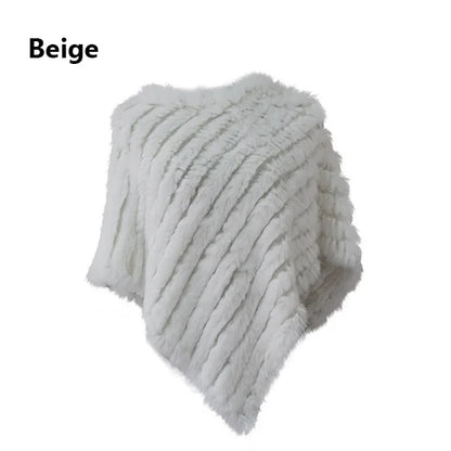 "Coniglio Reale" – Fur Poncho Vest By Enzo Bellari®