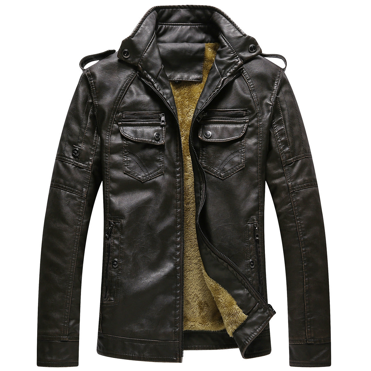 "Il Vintage" – PU Leather Blazer Jacket By Enzo Bellari®