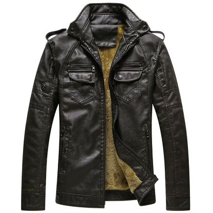 "Il Vintage" – PU Leather Blazer Jacket By Enzo Bellari®