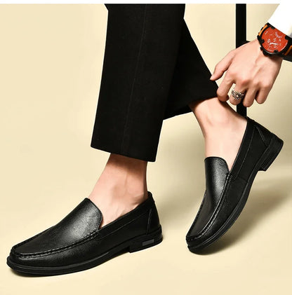 "Scivolo Vero" – Leather Slip-on Loafers By Enzo Bellari®