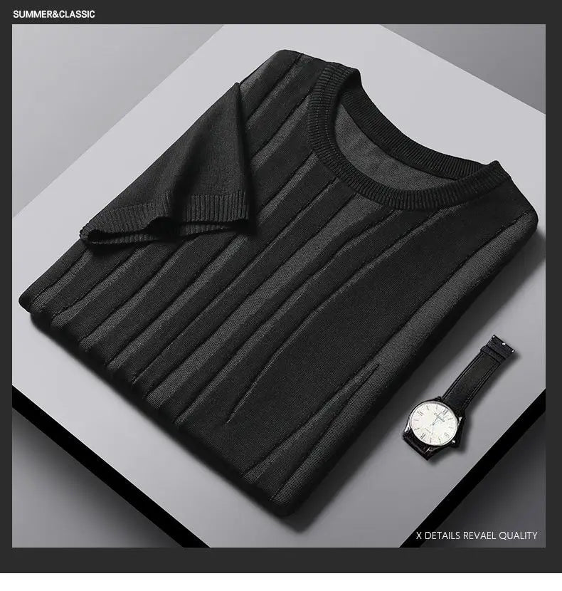 "Sole di Capri" – Round Neck Casual T-Shirt By Enzo Bellari®