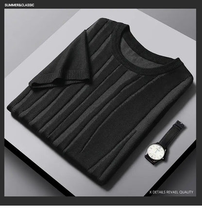 "Sole di Capri" – Round Neck Casual T-Shirt By Enzo Bellari®