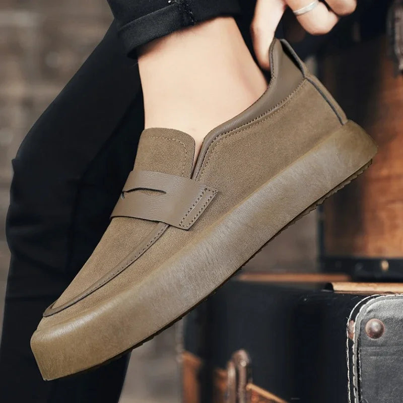 "Passo Stabile" – Non-slip Leather Loafers By Enzo Bellari®