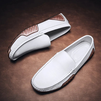 "Cammino Semplice" – Casual Leather Loafers By Enzo Bellari®