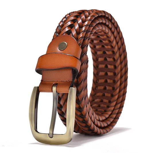 "Alma Bella" – Genuine Leather Braided Belt By Enzo Bellari®