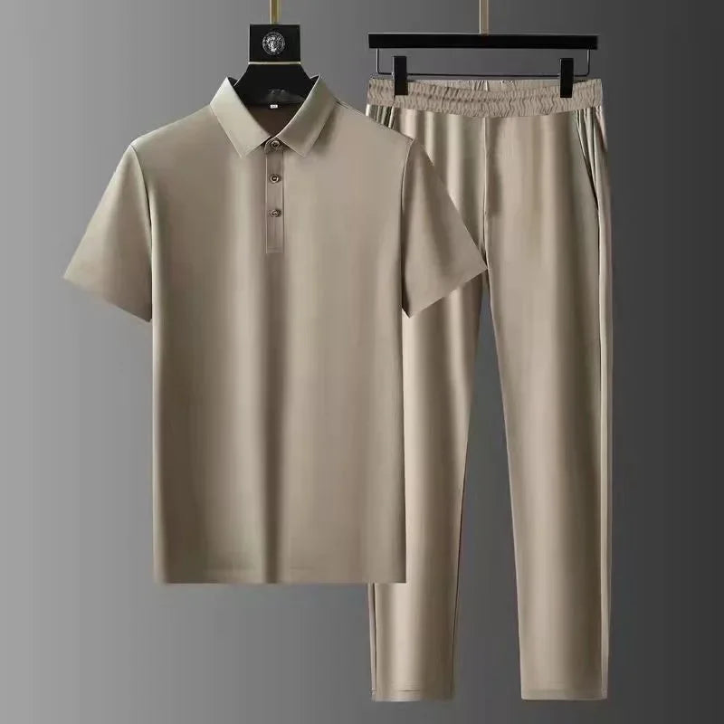 "Oro di Mare" – Solid Color Sports Suit Set By Enzo Bellari®