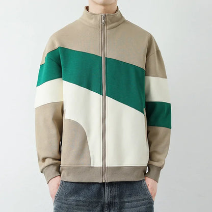 "Sole di Capri" – Sporty Color Block Hoodie By Enzo Bellari®