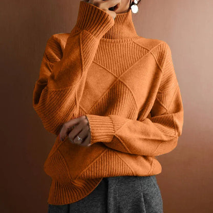 "Aria Serenata" – Knitted Polo Neck Sweater By Enzo Bellari®