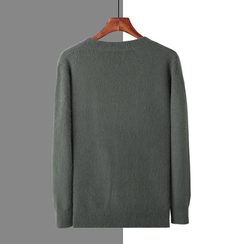 "Sole di Capri" – V-neck Cashmere Cardigan By Enzo Bellari®