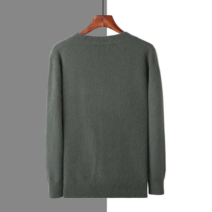 "Sole di Capri" – V-neck Cashmere Cardigan By Enzo Bellari®
