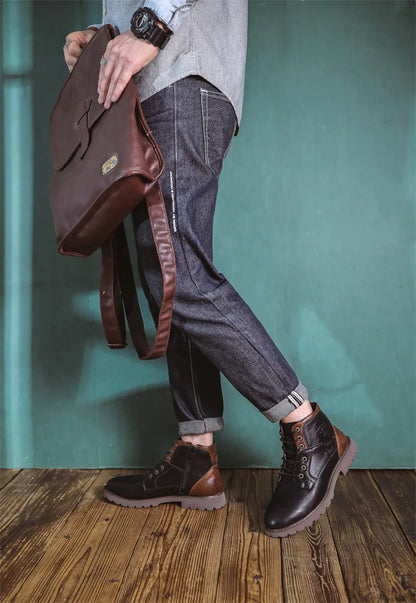 "Colpo Forte" – Leather Ankle Boots By Enzo Bellari®