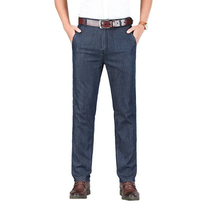 "Denim Estivo" – High-Waist Denim Trousers By Enzo Bellari®