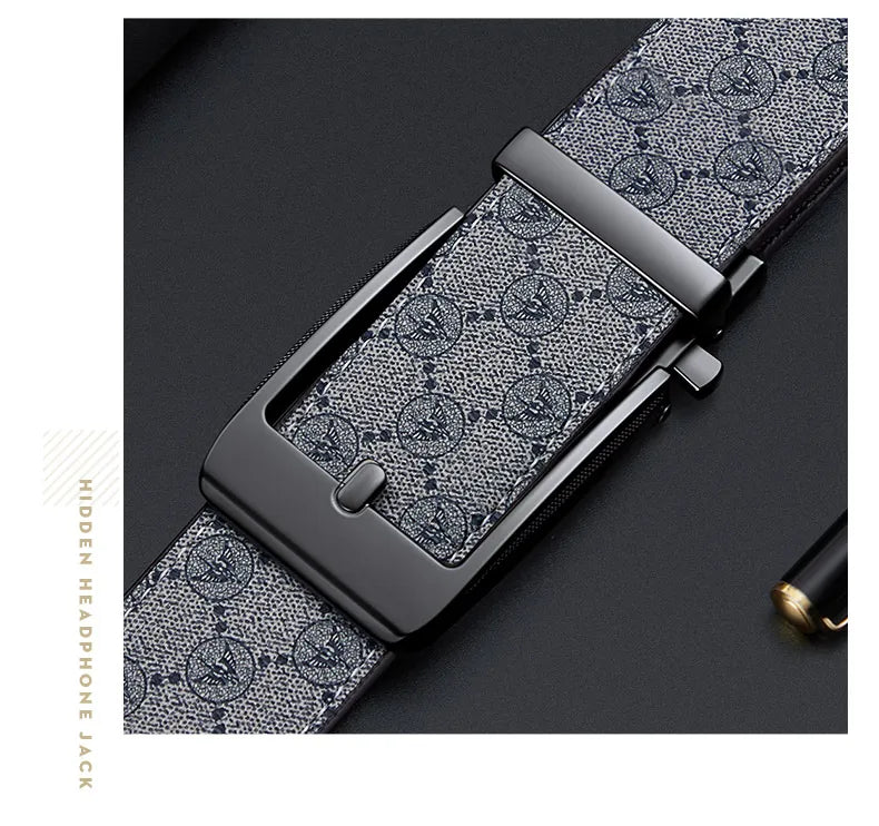 "Cintura Automatica" – Buckle Leather Belt By Enzo Bellari®