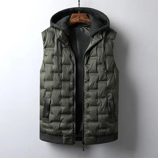 "Vera Luce" – Hooded Windproof Winter Vest By Enzo Bellari®