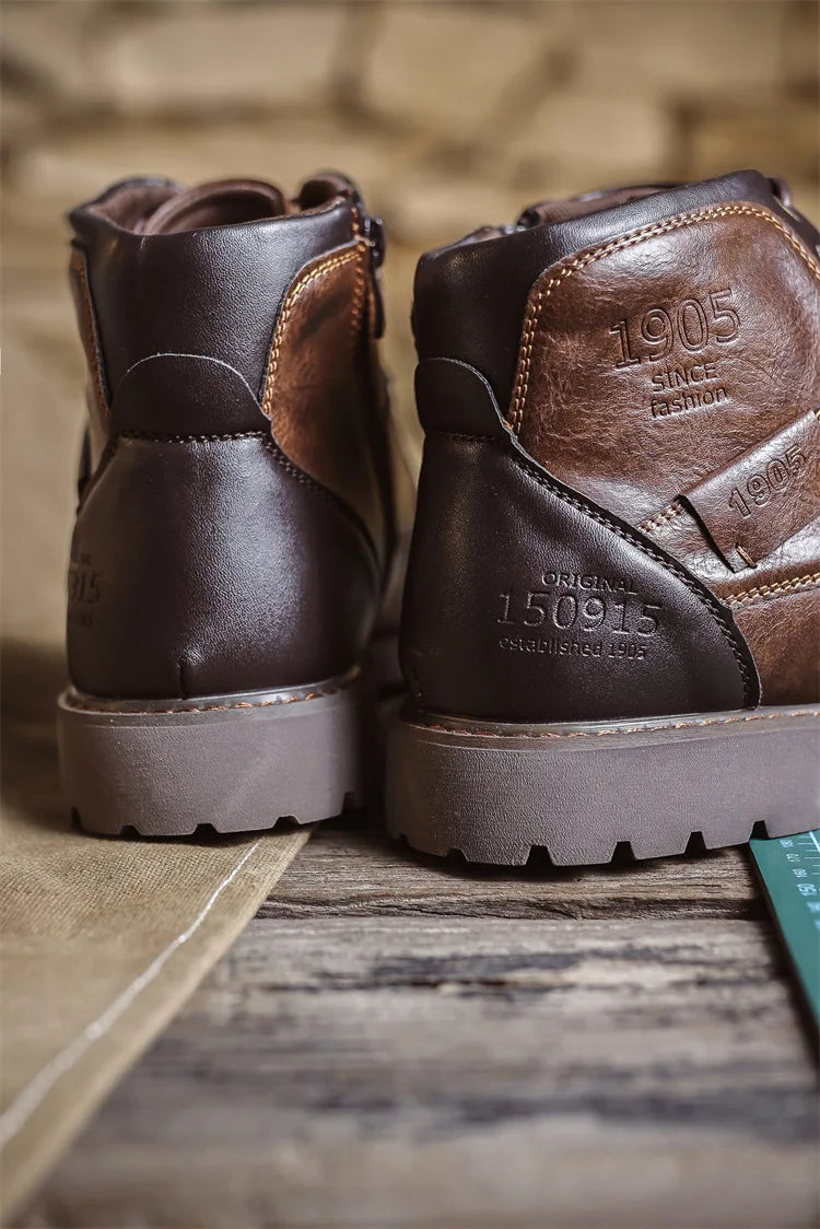 "Colpo Forte" – Leather Ankle Boots By Enzo Bellari®