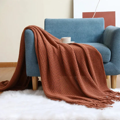 "Dolce Vita" – Nordic Knitted Sofa Blanket By Enzo Bellari®