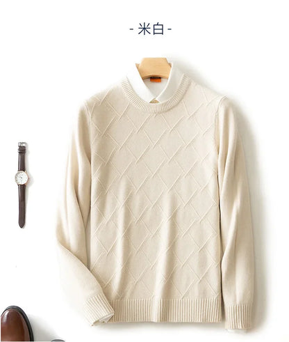 "Alma Bella" – Thickened Cashmere Sweater By Enzo Bellari®