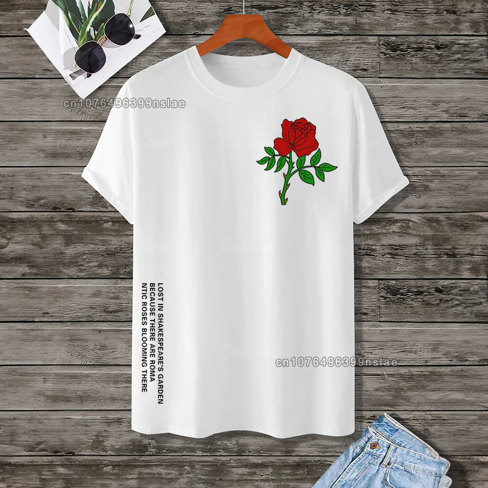 "Il Giardino" – Flower Graphic Tee By Enzo Bellari®