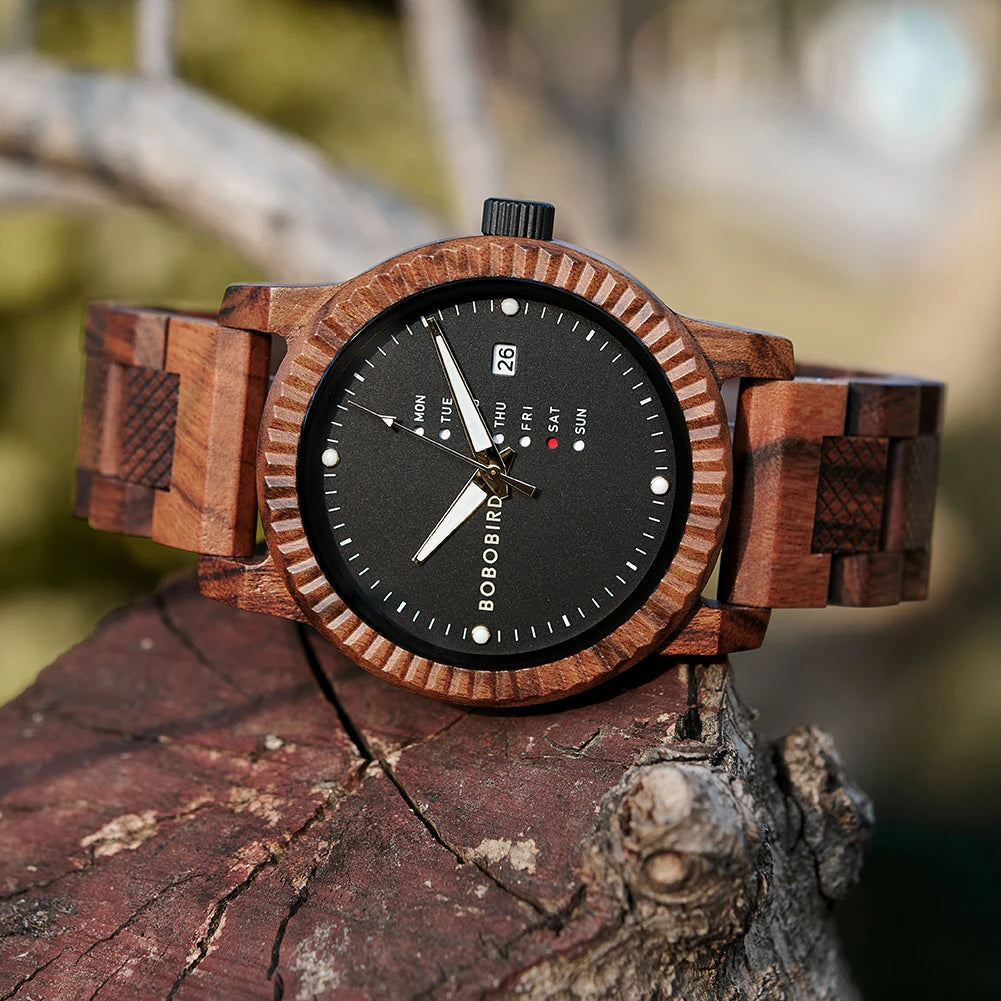"Il Legno" – Wood Quartz Watch By Enzo Bellari®