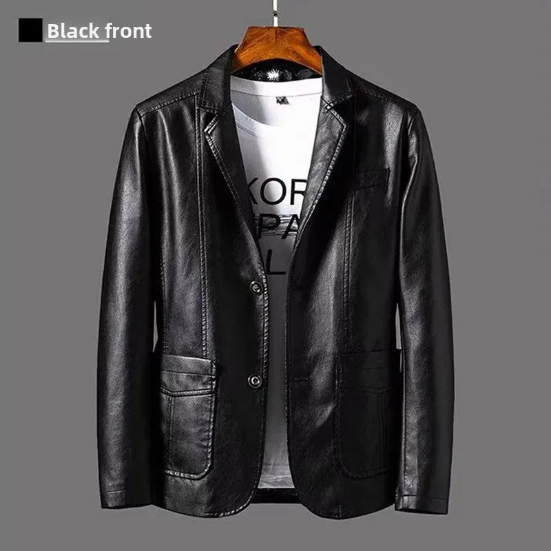 "Sole di Capri" – Retro Leather Streetwear Jacket By Enzo Bellari®