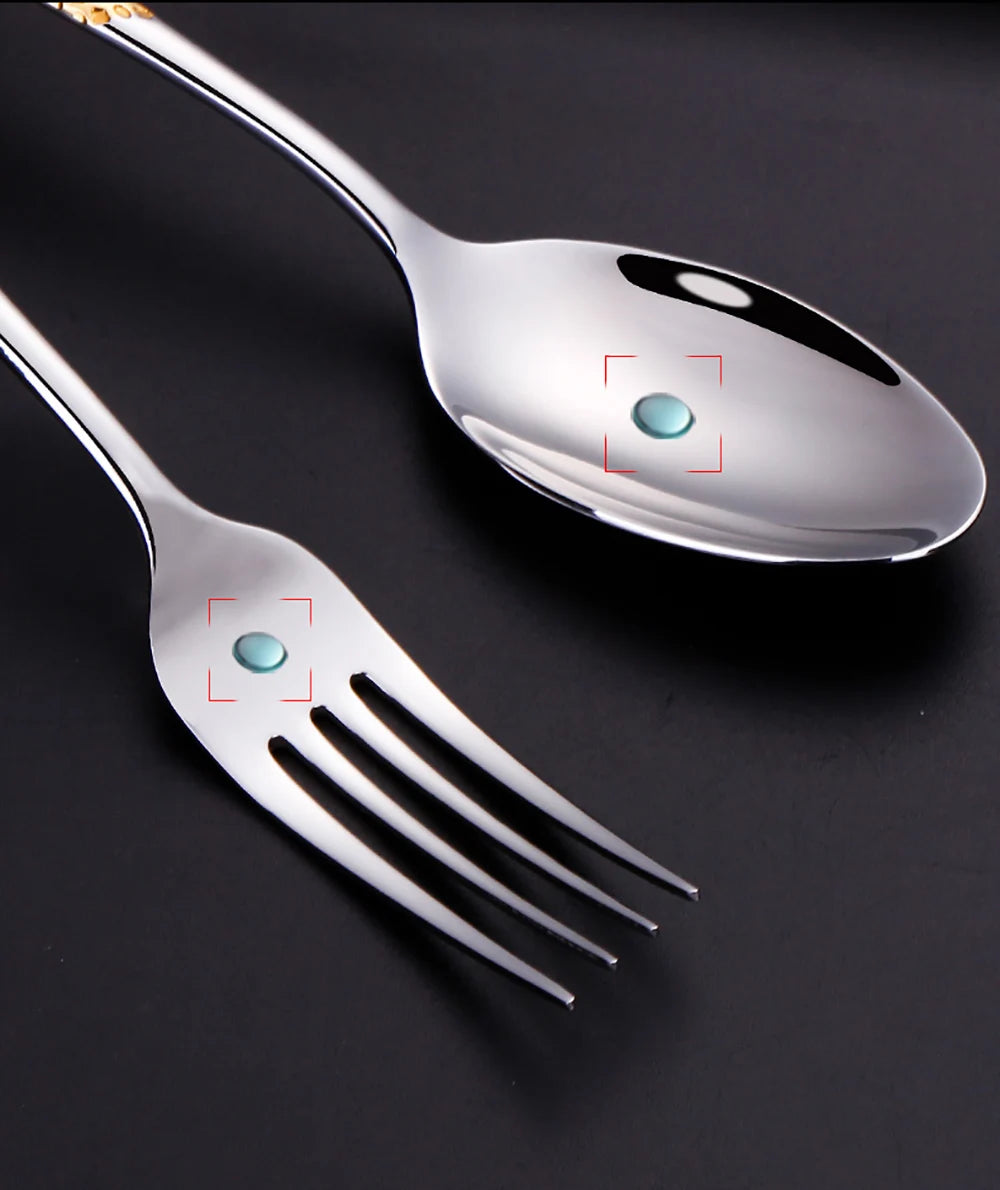 "L’Oro" – Gold-Plated Cutlery Set By Enzo Bellari®