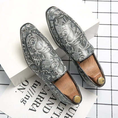 "Stampa Nobile" – Printed Leather Loafers By Enzo Bellari®