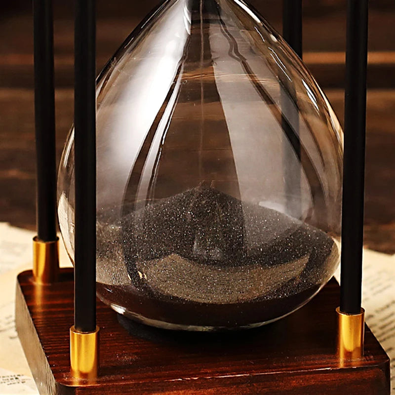 "Fior di Vento" – Vintage Wooden Hourglass Timer By Enzo Bellari®