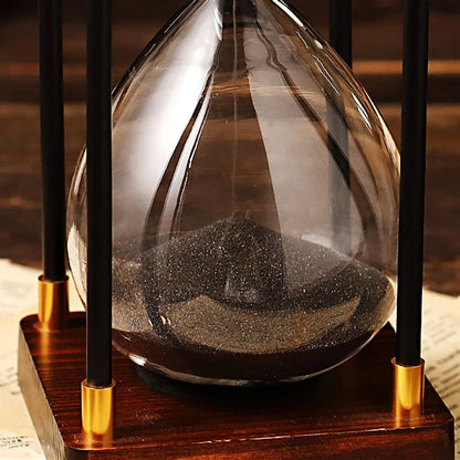 "Fior di Vento" – Vintage Wooden Hourglass Timer By Enzo Bellari®