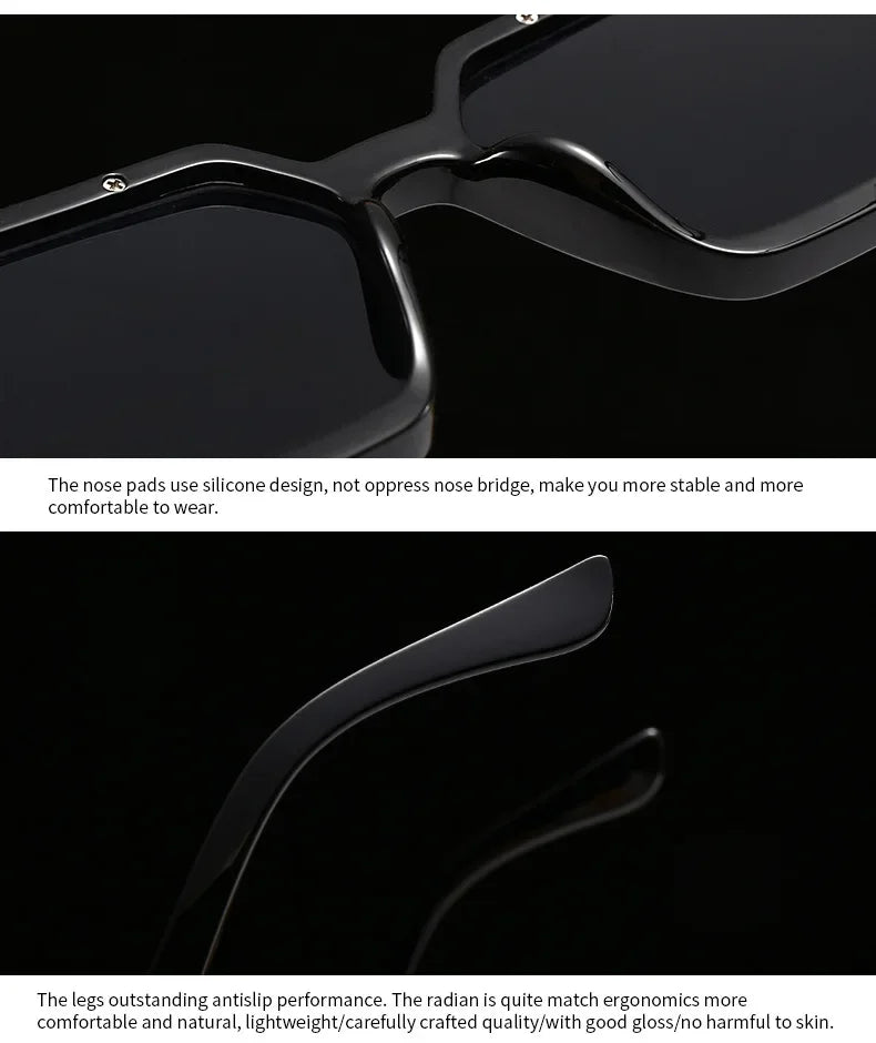 "Sole Dorato" – Square Gold Sunglasses By Enzo Bellari®