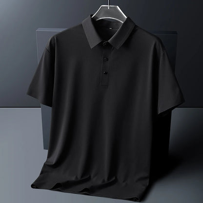 "Gelo Liscio" – Ice Silk Polo Shirt By Enzo Bellari®