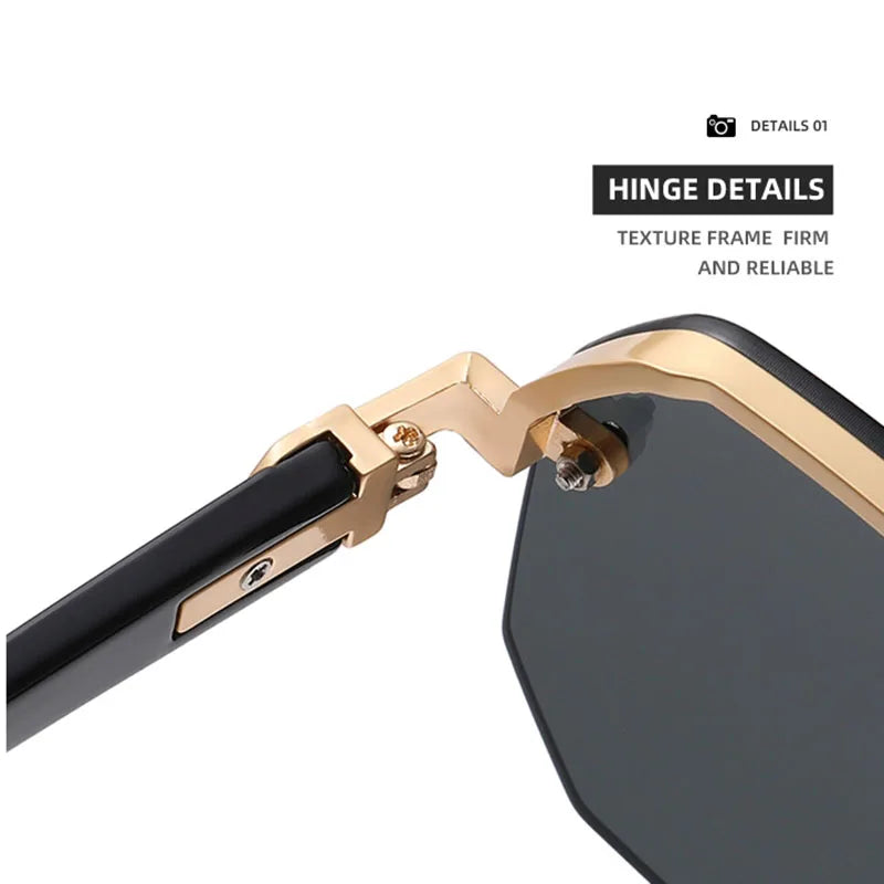 "Vista Leggera" – Semi-Rimless Sunglasses By Enzo Bellari®