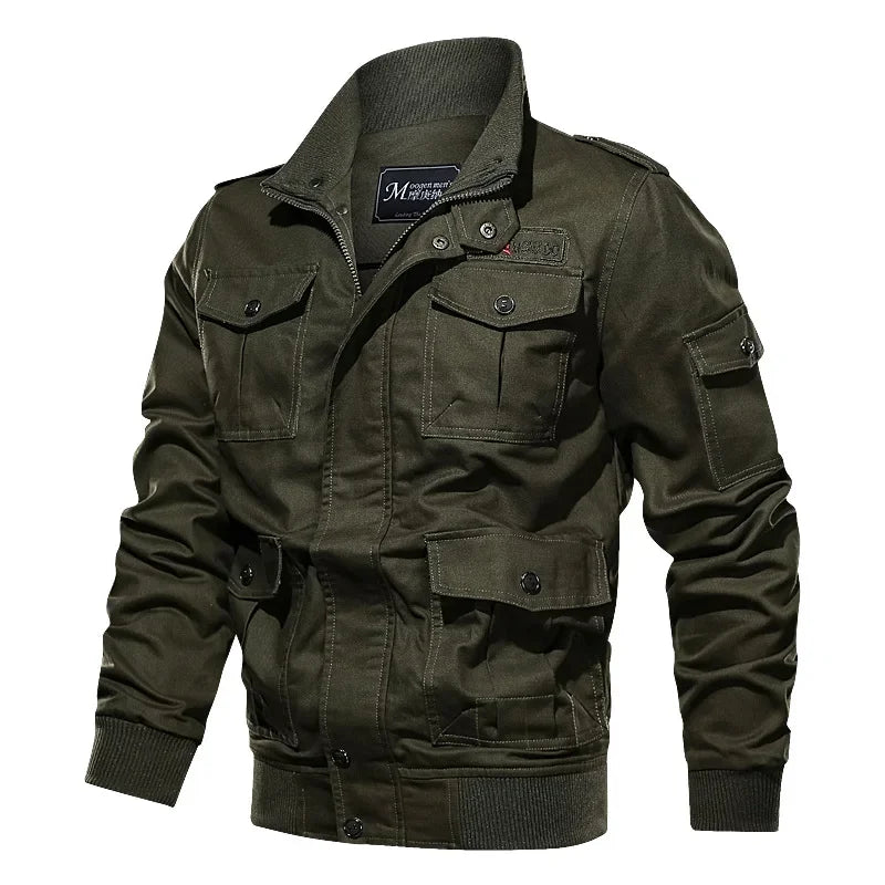 "Moto Scuro" – Tactical Denim Jacket By Enzo Bellari®