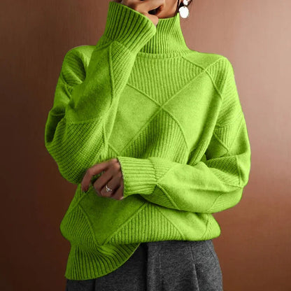 "Aria Serenata" – Knitted Polo Neck Sweater By Enzo Bellari®